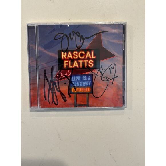 LIFE IS A HIGHWAY REFUELED DUETS by RASCAL FLATTS-Rare SIGNED NEW CD #2 - Picture 1 of 6